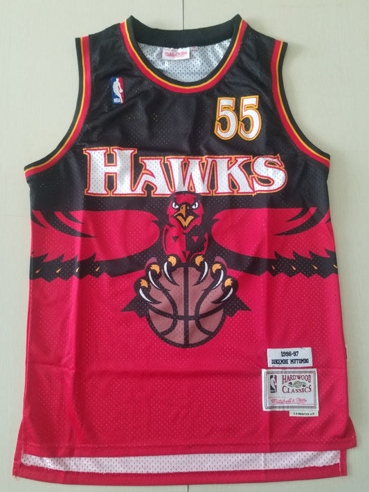 Men's Atlanta Hawks Dikembe Mutombo 1996-97 Hardwood Classics Swingman Jersey