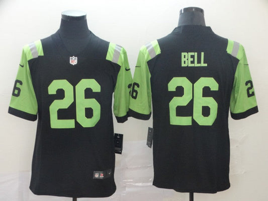 Men's New York Jets Le'Veon Bell #26 Black City Edition Game Jersey