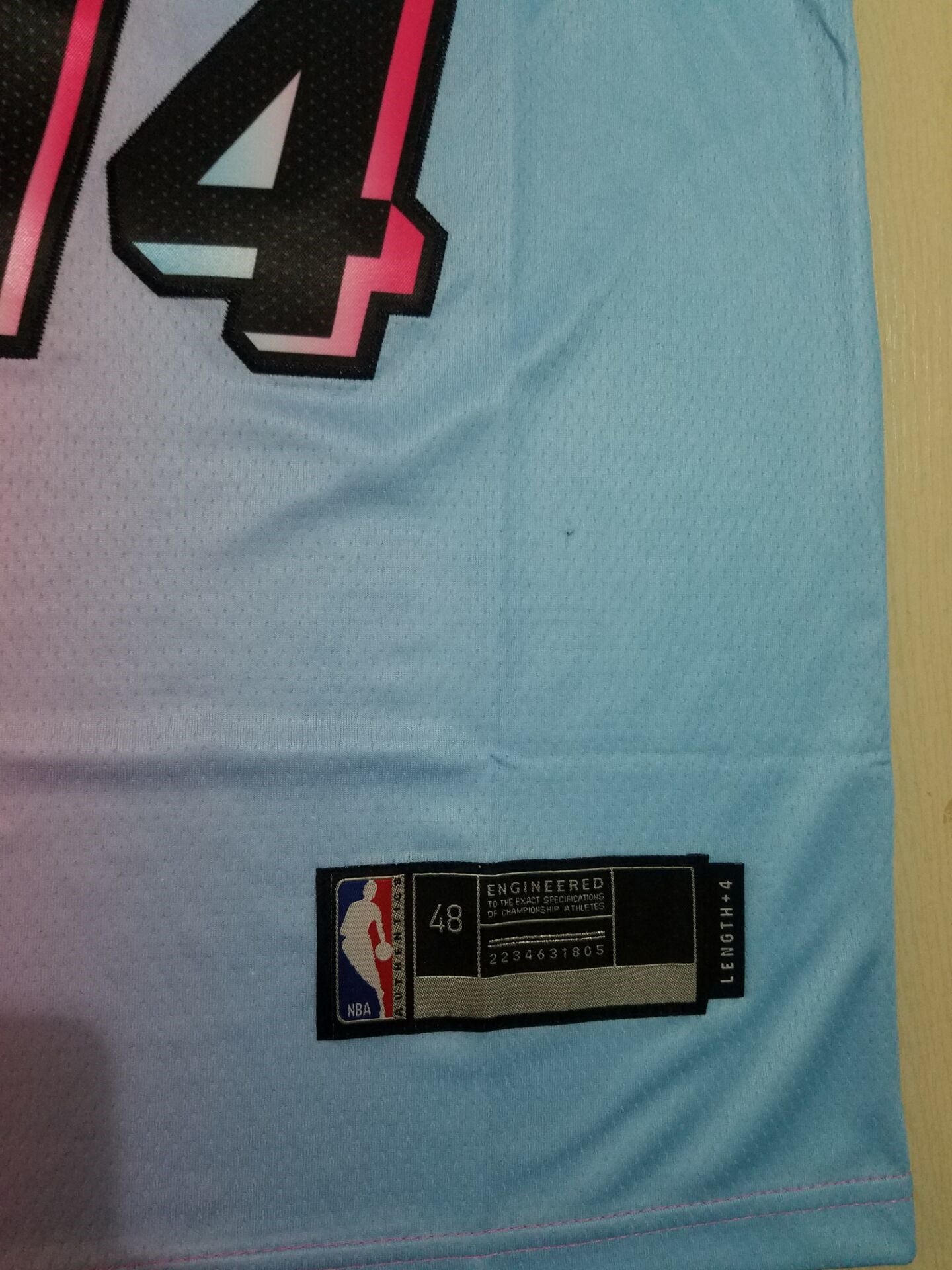 Men's Miami Heat Tyler Herro #14 Pink/Blue Swingman Player Jersey