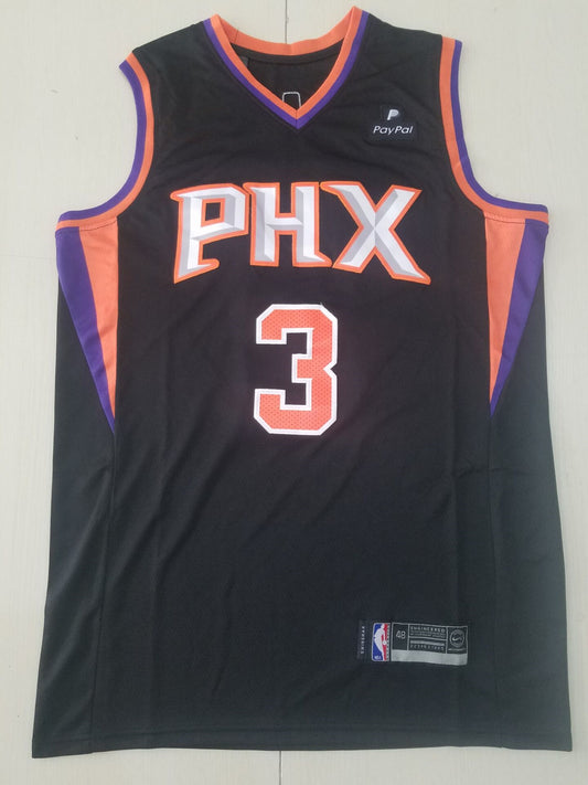 Men's Phoenix Suns Chris Paul #3 Black Fast Break Replica Jersey