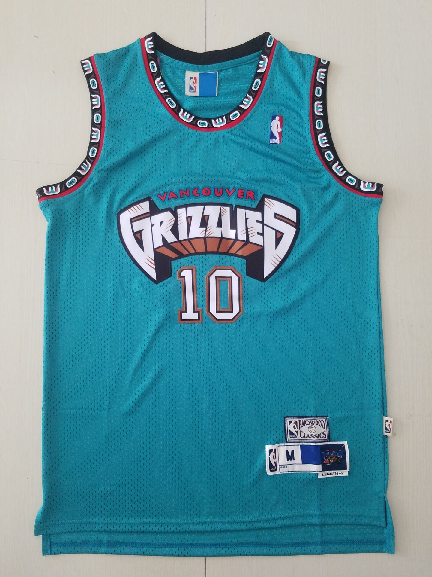 Men's Memphis Grizzlies Mike Bibby #10 Green Replica Fast Break Jersey