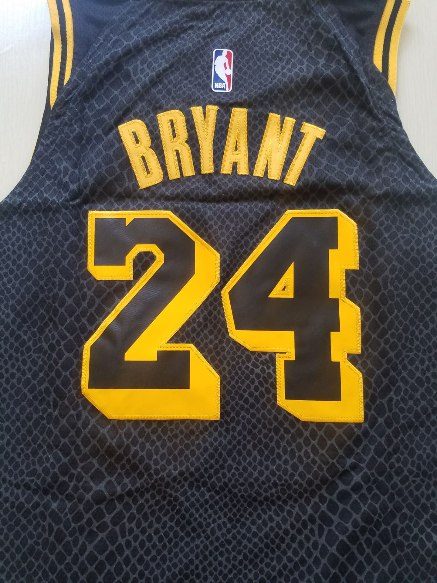 Men's Los Angeles Lakers Kobe Bryant #24 NBA Black Jersey - City Edition