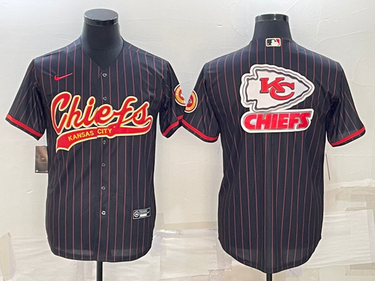 Men's Kansas City Chiefs Black Game Player Jersey