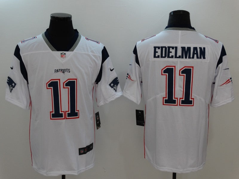 Men's New England Patriots Julian Edelman #11 Jersey White