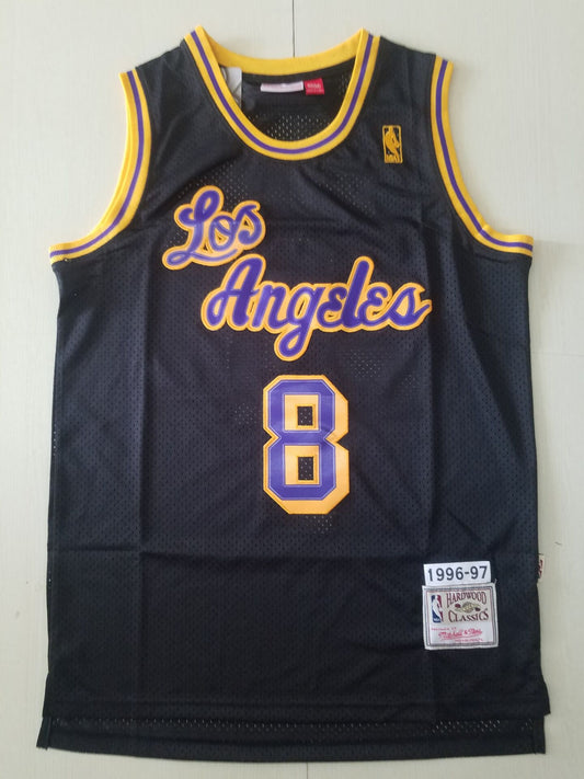 Men's Los Angeles Lakers Kobe Bryant #8 Black Classics Player Jersey