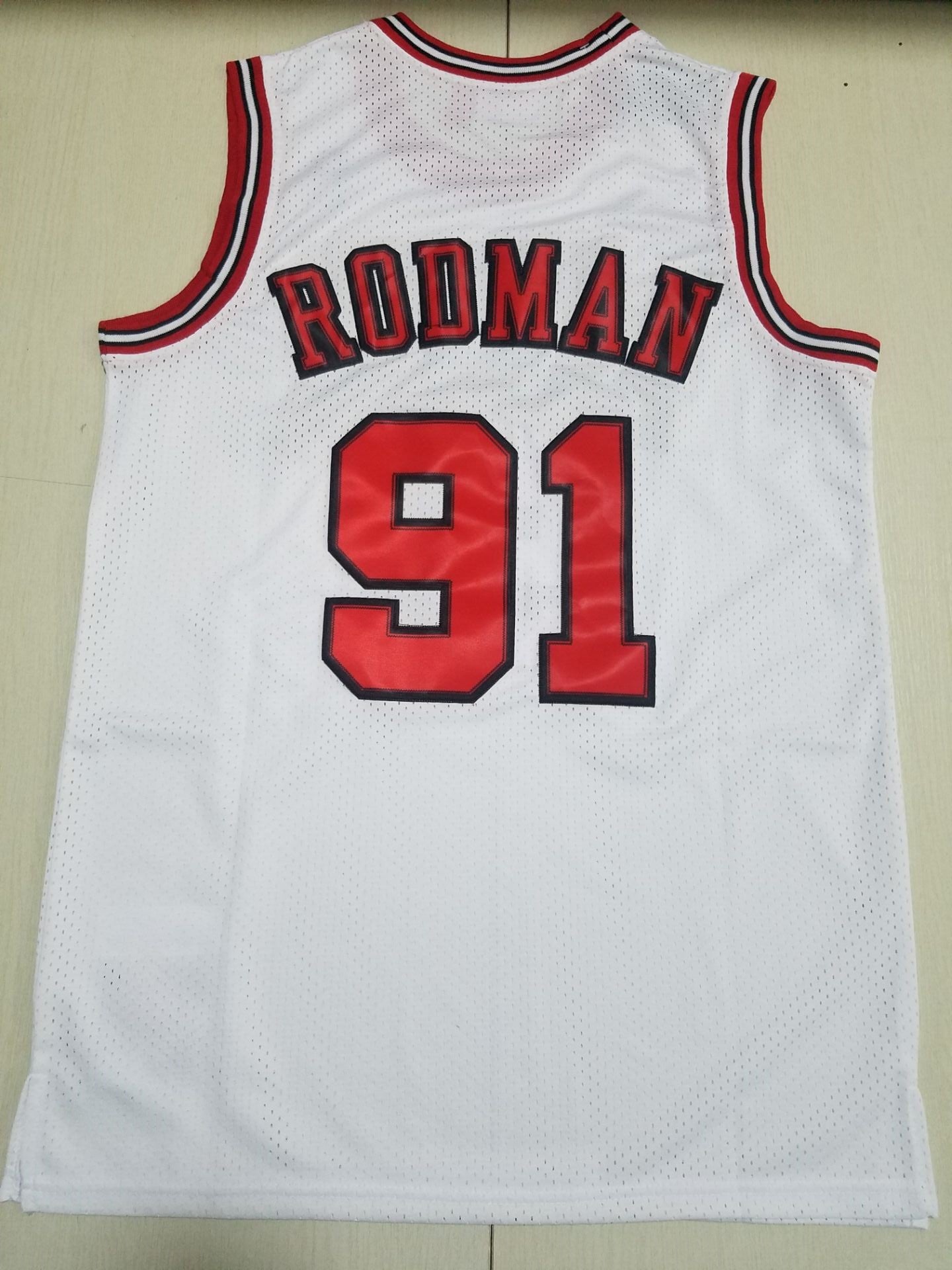 Men's Chicago Bulls Dennis Rodman 1997-98 Hardwood Classics Swingman Jersey