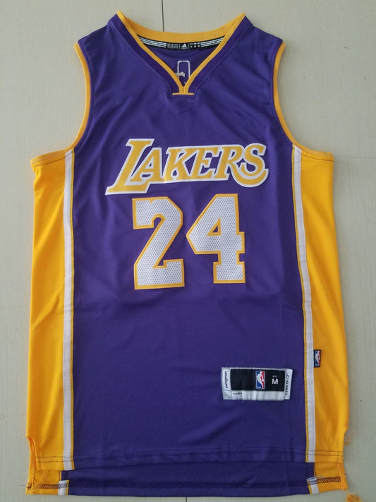 Men's Los Angeles Lakers Kobe Bryant #24 Purple Swingman Jersey