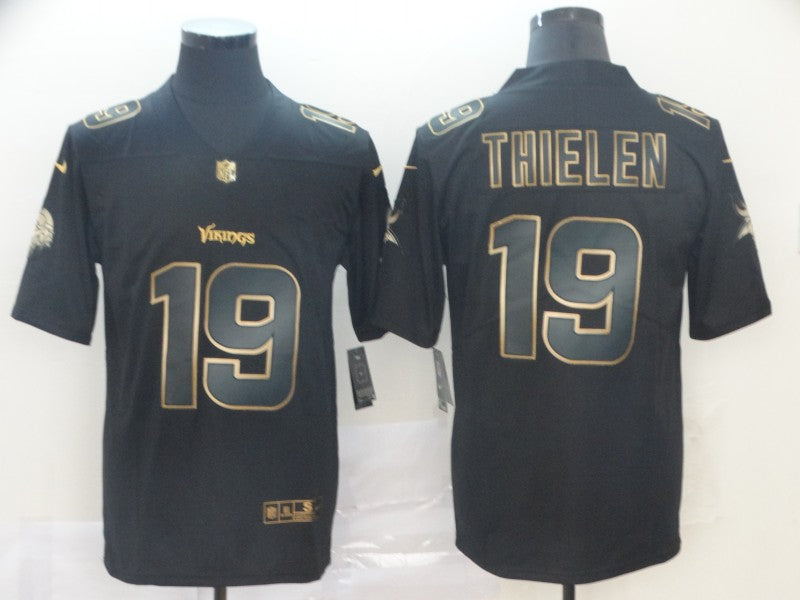 Men's Minnesota Vikings #19 Adam Thielen Black Game Jersey