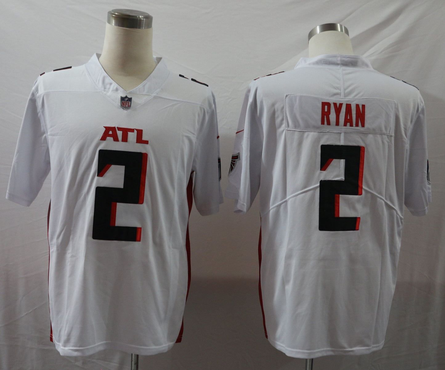 Men's Atlanta Falcons Matt Ryan #2 White Game Player Jersey