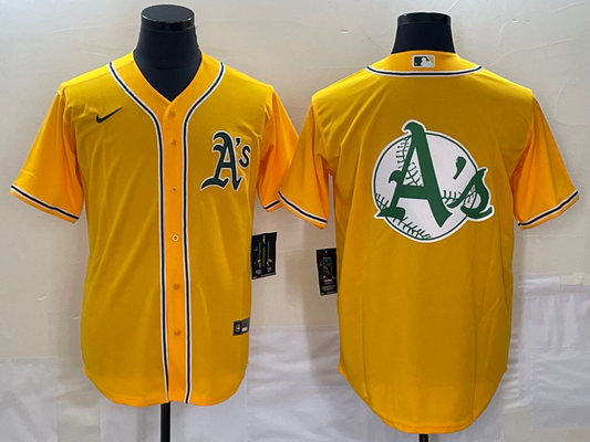 Men's Oakland Athletics Gold Alternate Replica Team Jersey