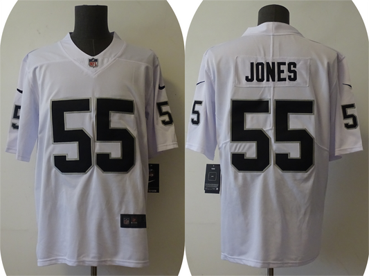 Men's Las Vegas Raiders Chandler Jones #55 White Game Jersey