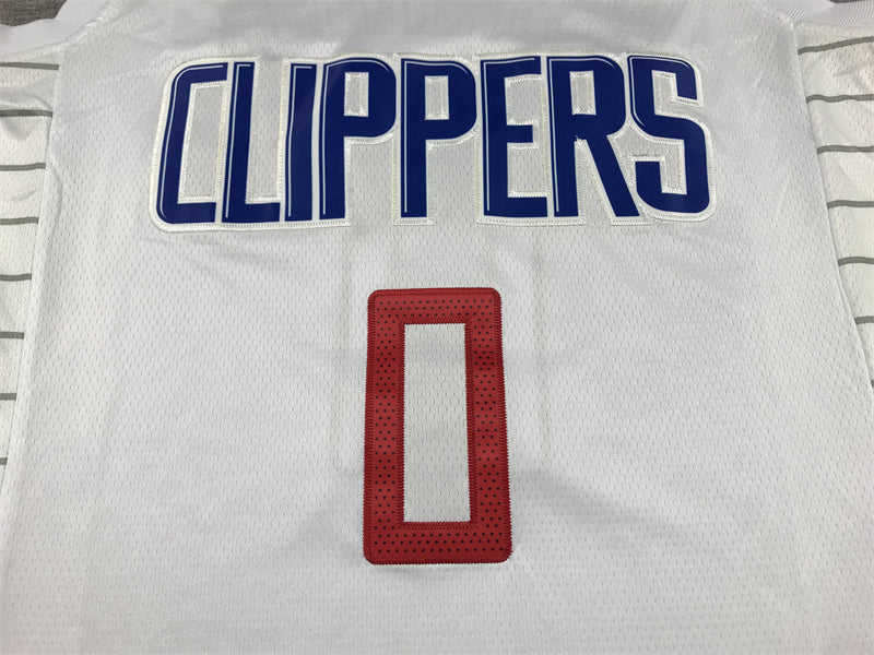 Men's LA Clippers Russell Westbrook Nike White 2022/23 Swingman Jersey - Association Edition