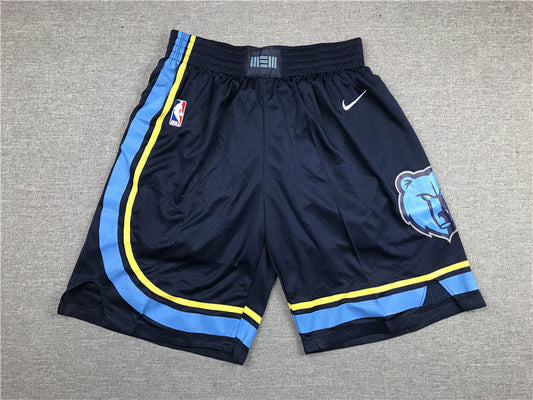 Men's Memphis Grizzlies Navy 2021/22 Icon Edition Basketball Shorts