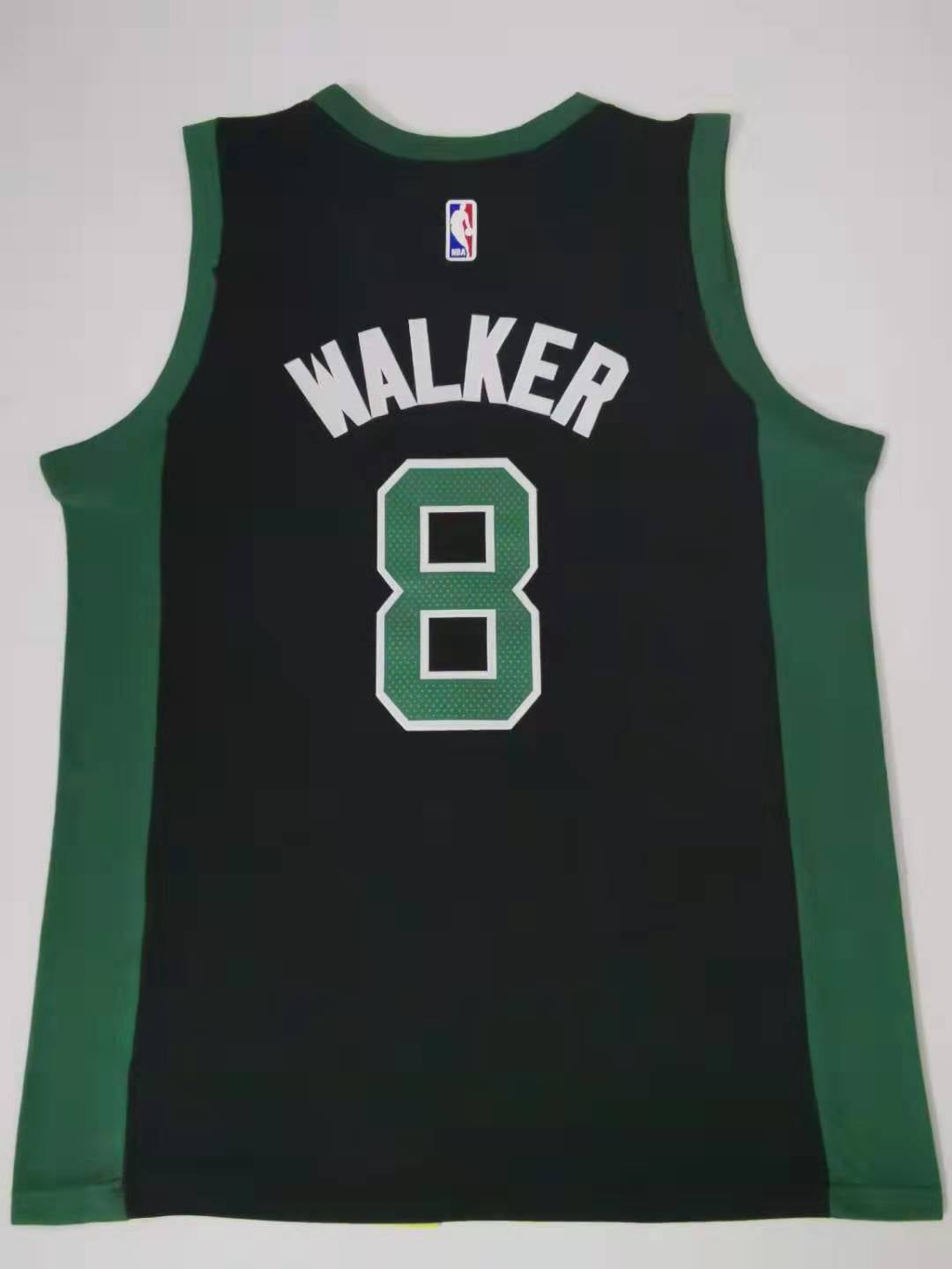 Men's Boston Celtics Kemba Walker #8 NBA Black Game Jersey