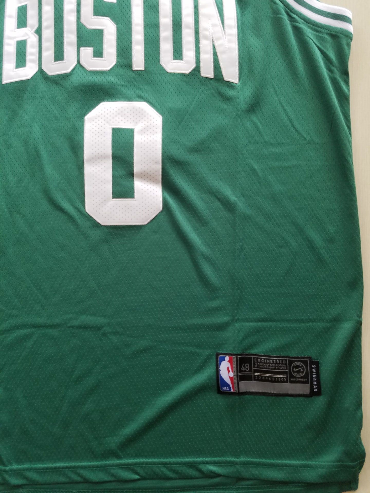 Men's Boston Celtics Jayson Tatum #0 NBA Green 2020/21 Swingman Jersey