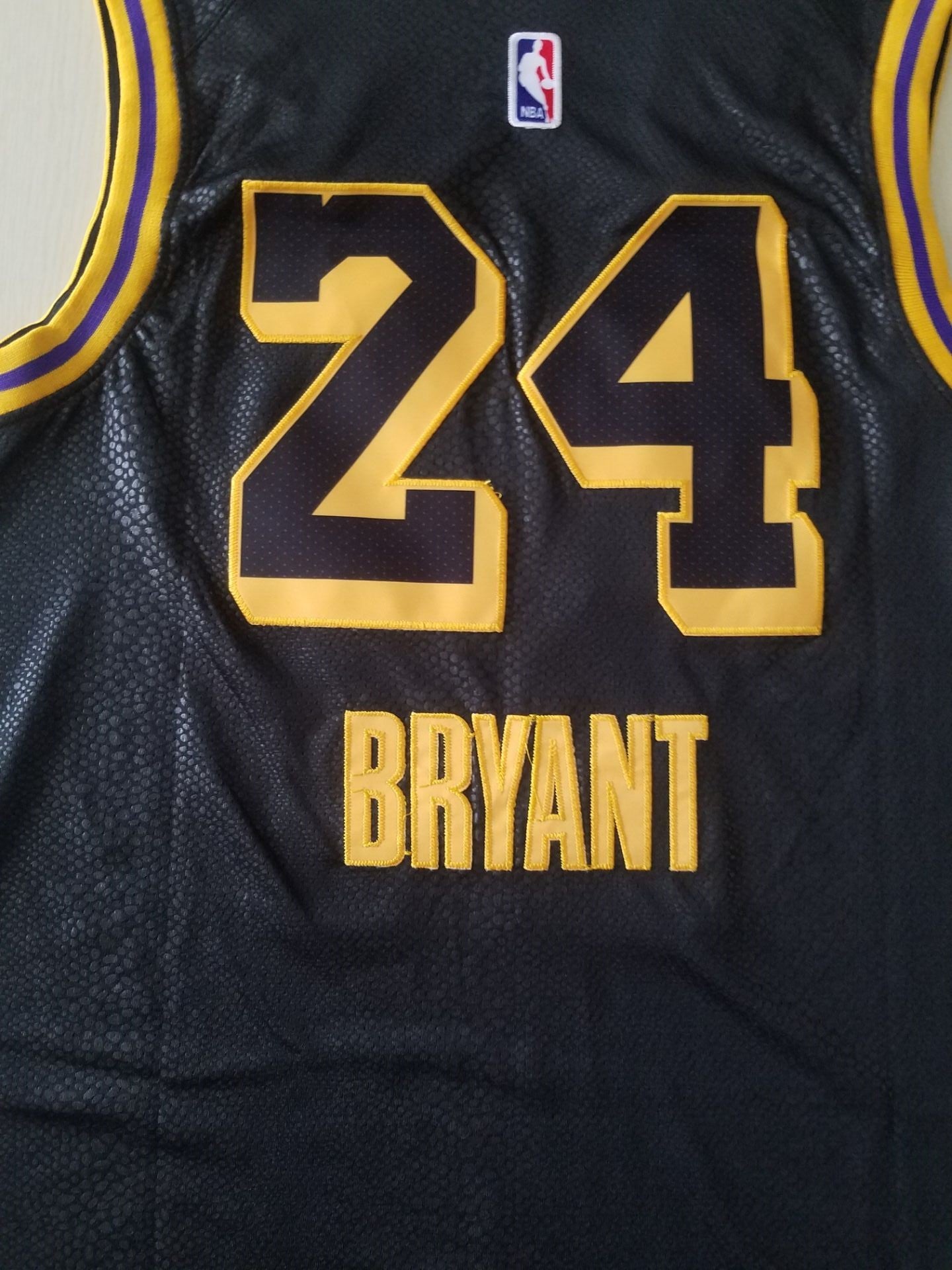 Black mamba Los Angeles Lakers Kobe Bryant #24 Jersey peach heart