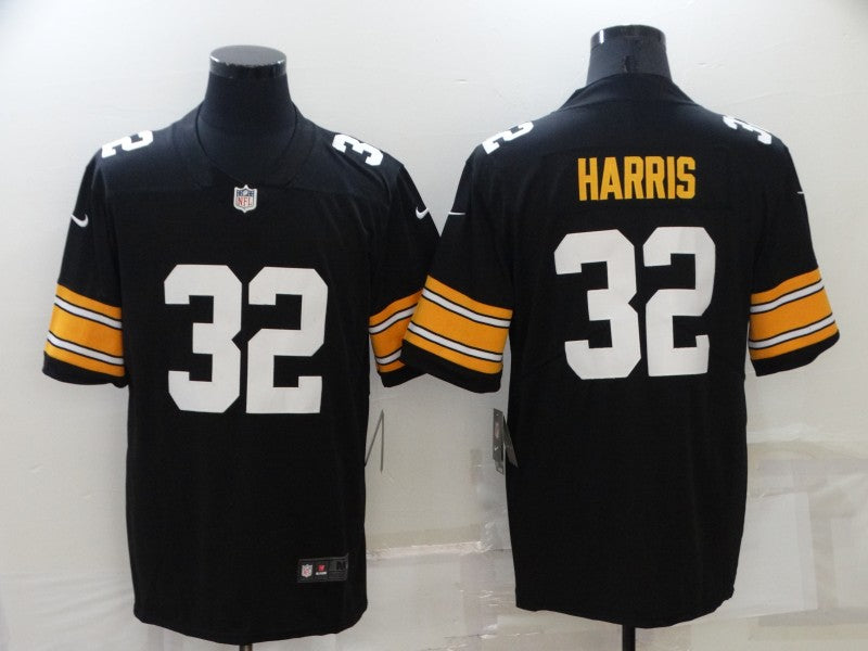 Men's Pittsburgh Steelers Franco Harris #32 Black Player Game Jersey