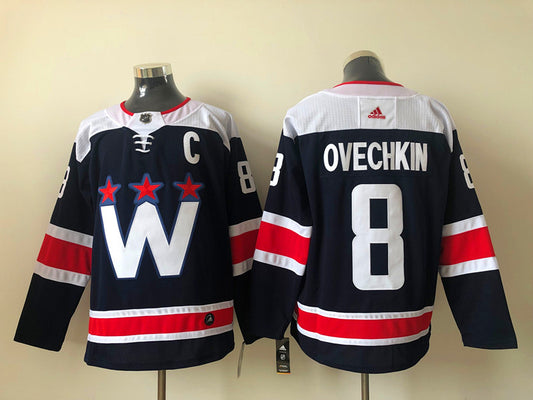 Men's Washington Capitals Alexander Ovechkin #8 Navy Home Breakaway Jersey