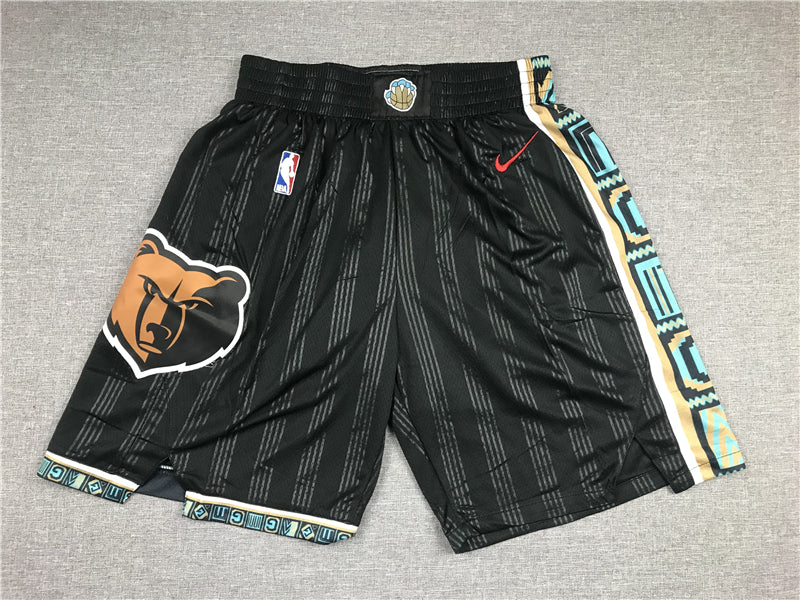 Men's Memphis Grizzlies Black City Edition Basketball Shorts