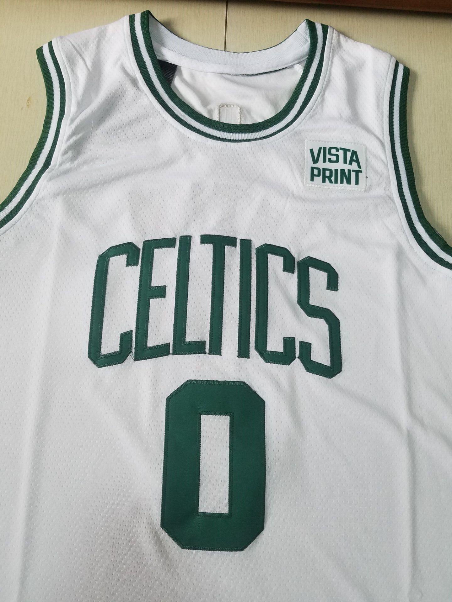 Men's Boston Celtics Jayson Tatum #0 NBA White Swingman Jersey