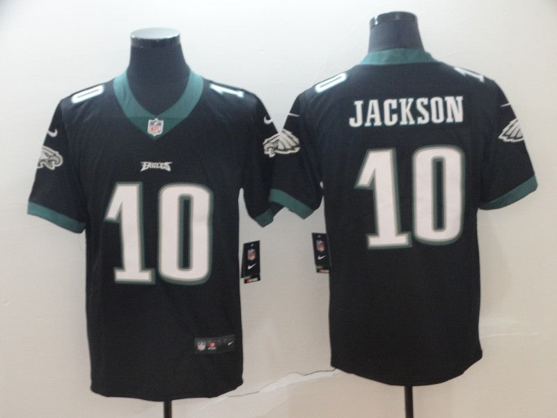 Men's Philadelphia Eagles Desean Jackson #10 Black Game Jersey