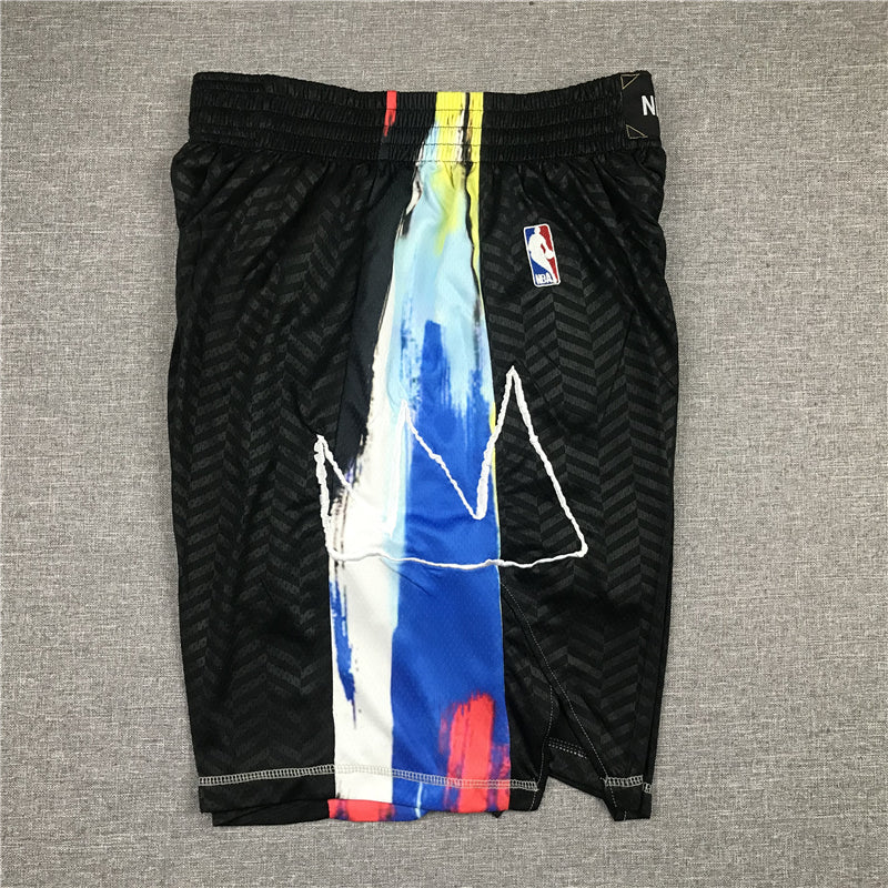 Men's Brooklyn Nets Black City Edition Basketball Shorts