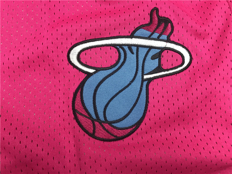 Men's Miami Heat Pink Basketball Shorts