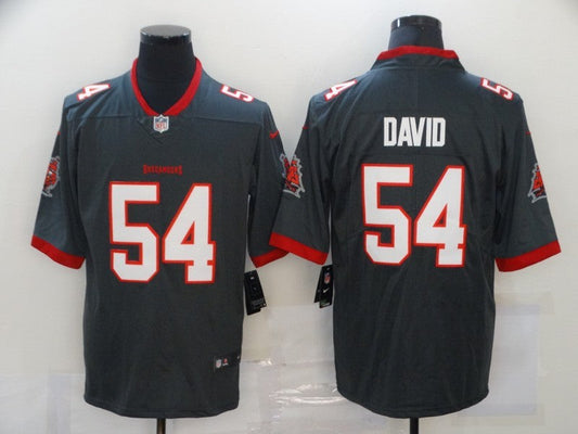 Men's Tampa Bay Buccaneers Lavonte David #54 Gray Game Jersey