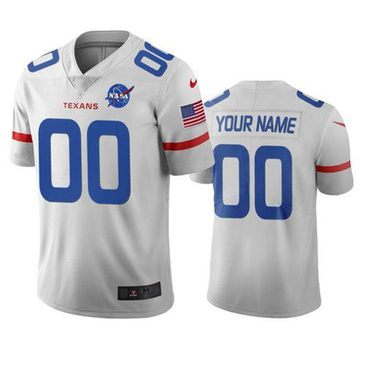 Custom Houston Texans White Vapor Limited City Edition Jersey Stitched American Football Jerseys