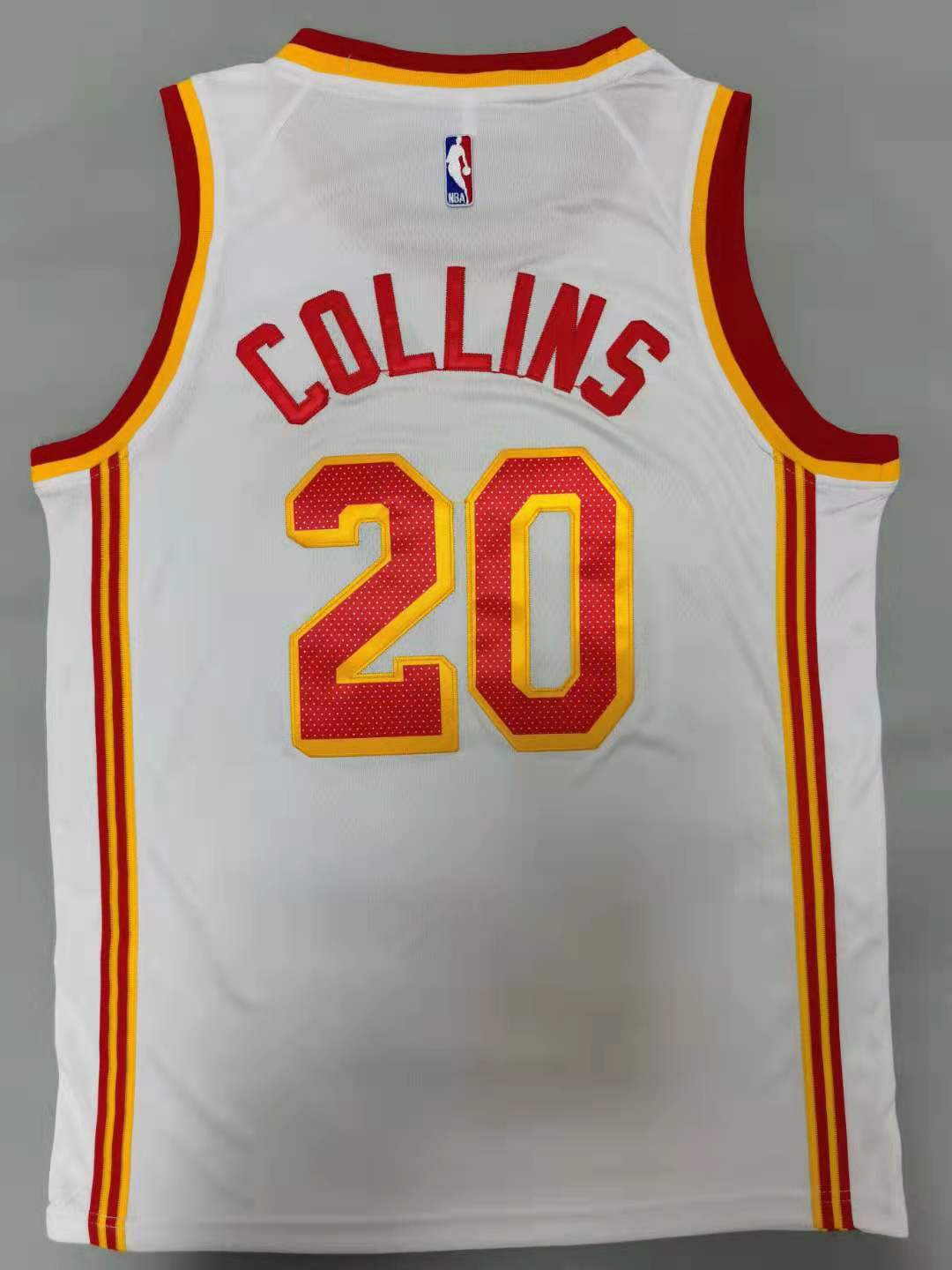 Men's Atlanta Hawks John Collins #20 White 2020/21 Fast Break Player Jersey