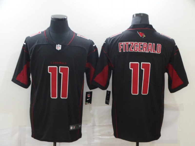 Men's Arizona Cardinals Larry Fitzgerald #11 Black Player Game Jersey