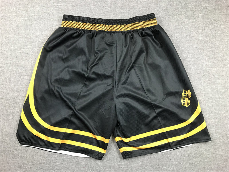 Men's Golden State Warriors Black 2023/24 Swingman City Edition Shorts