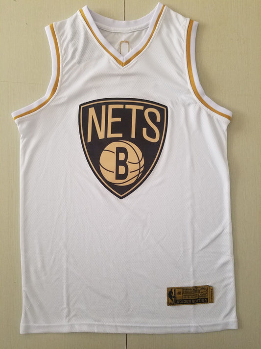 Men's Brooklyn Nets Kyrie Irving #11 White Swingman Player Jersey