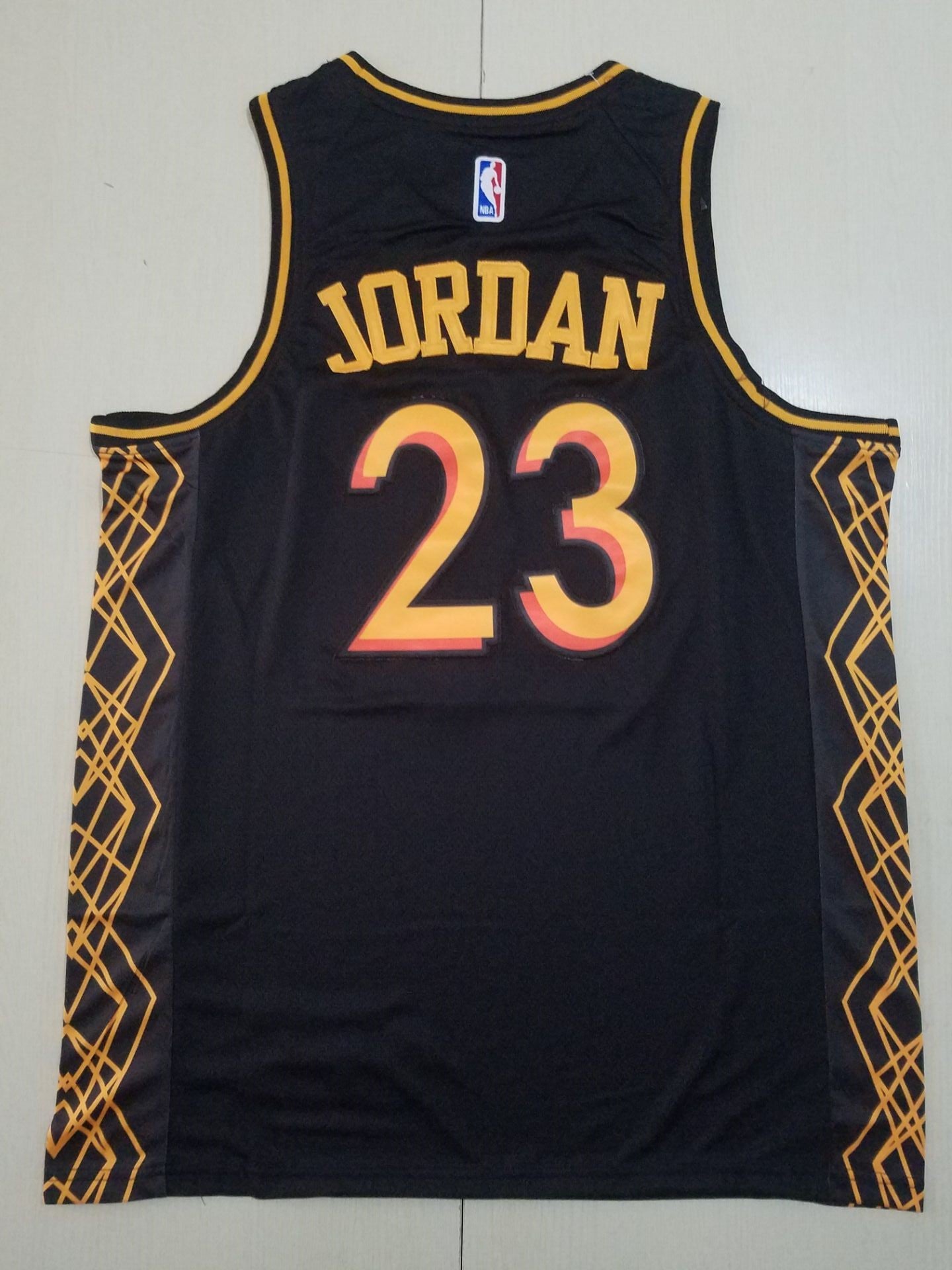 Men's Chicago Bulls Michael Jordan Black Classics Swingman Jersey - City Edition