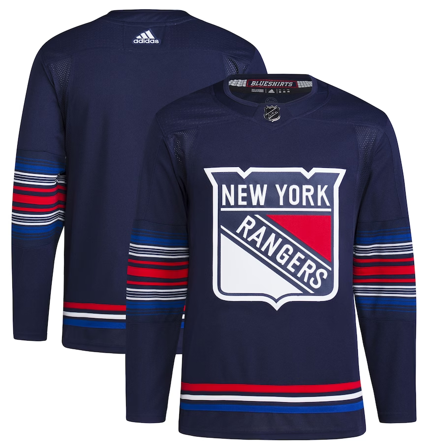 Men's New York Rangers Navy Alternate Authentic Primegreen Blank Jersey