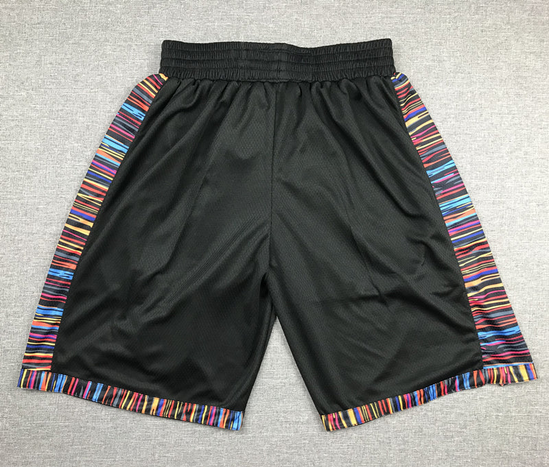 Men's Brooklyn Nets Black Basketball Shorts City Edition