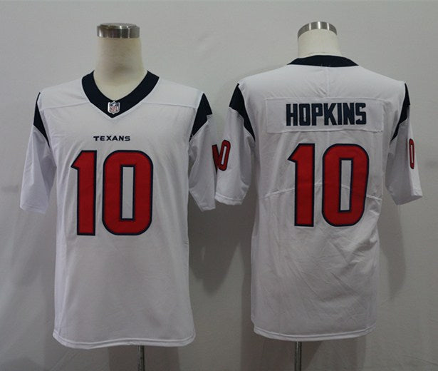 Men's Houston Texans DeAndre Hopkins #10 White Game Jersey