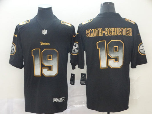 Men's Pittsburgh Steelers #19 JuJu Smith-Schuster Black Player Jersey