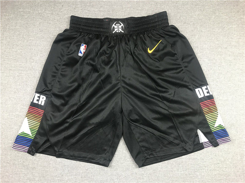 Men's Denver Nuggets Black City Edition Basketball Shorts