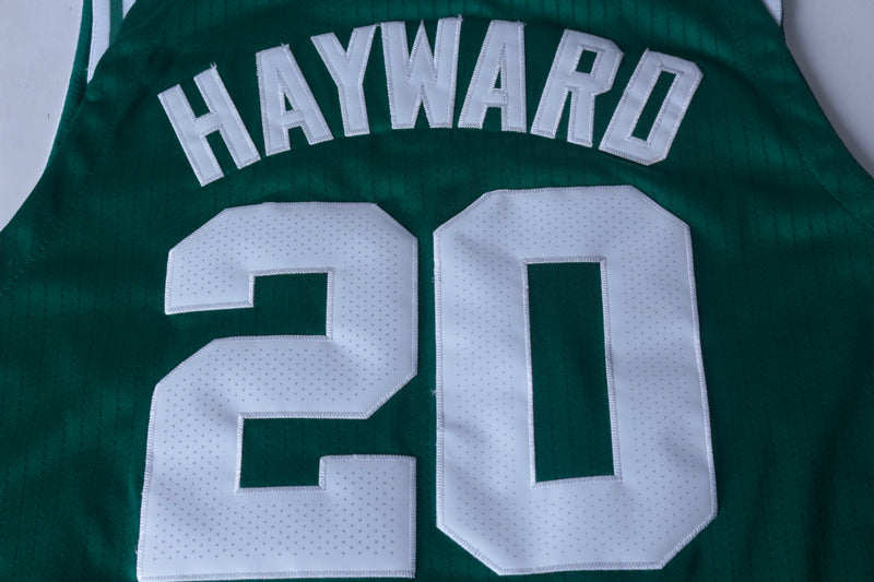 Men's Boston Celtics Gordon Hayward #20 NBA Green Replica Jersey