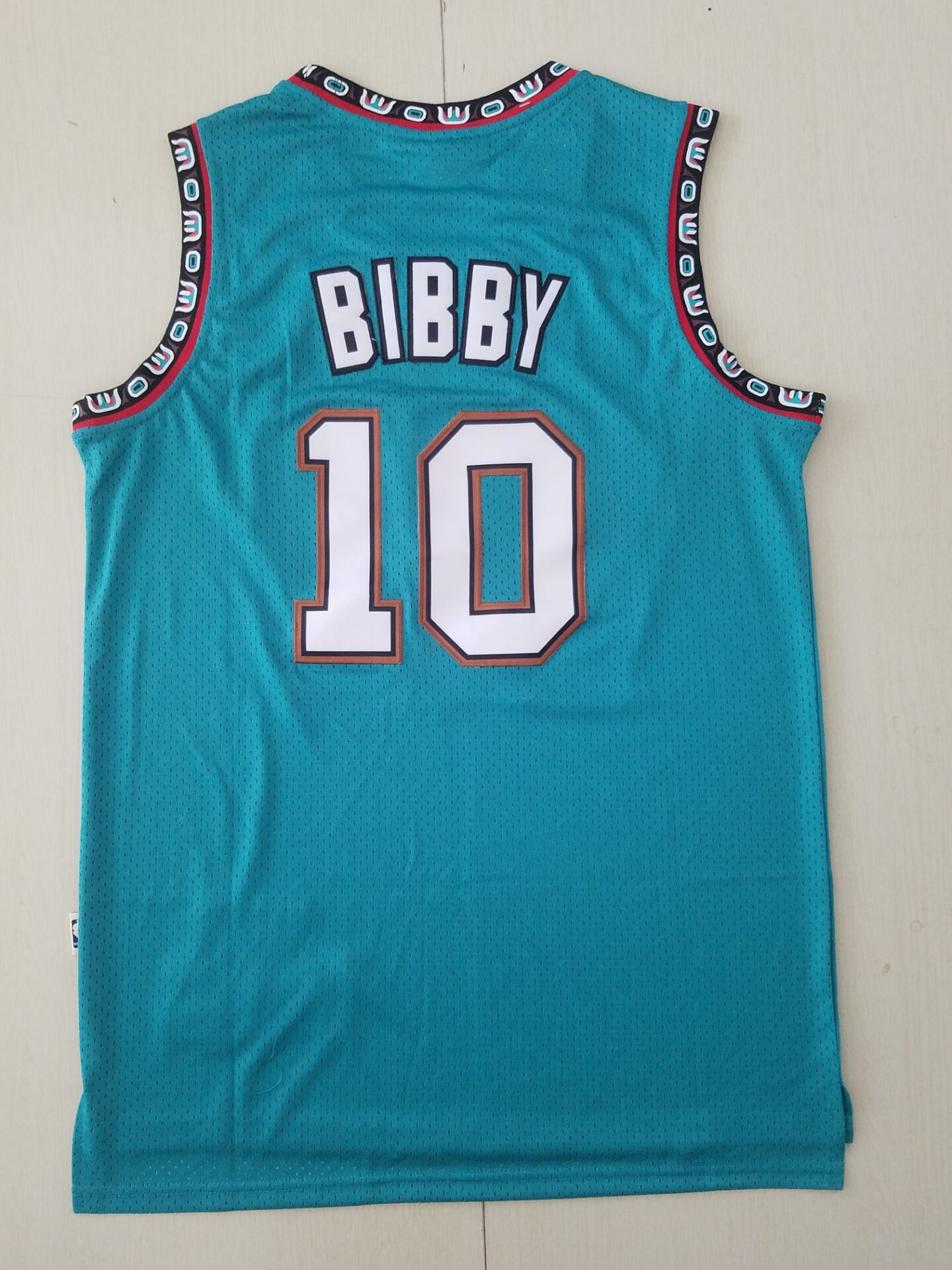 Men's Memphis Grizzlies Mike Bibby #10 Green Replica Fast Break Jersey