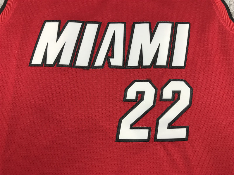 Men's Miami Heat Jimmy Butler #22 NBA Swingman Jersey RED