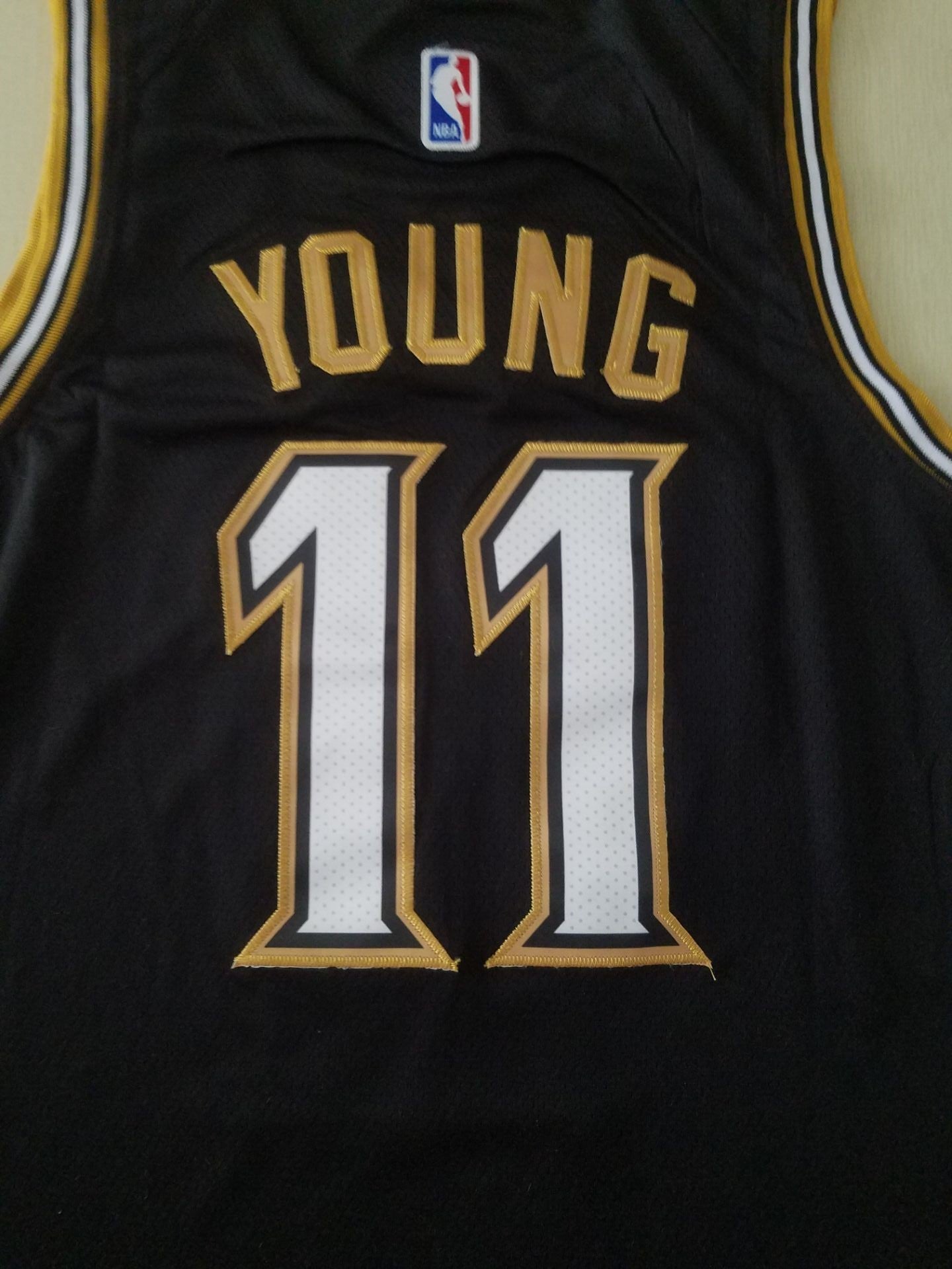 Men's Atlanta Hawks Trae Young Black Swingman Player Jersey - City Edition