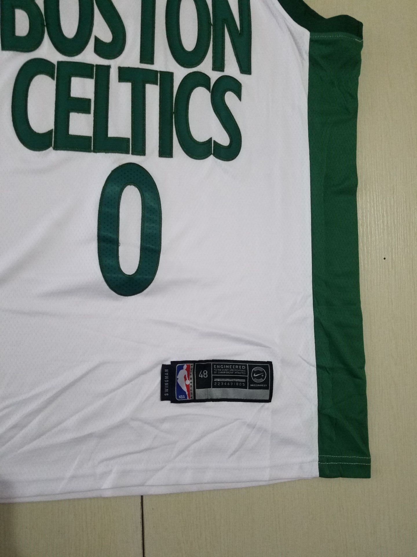 Men's Boston Celtics Jayson Tatum White Swingman Player Jersey - City Edition