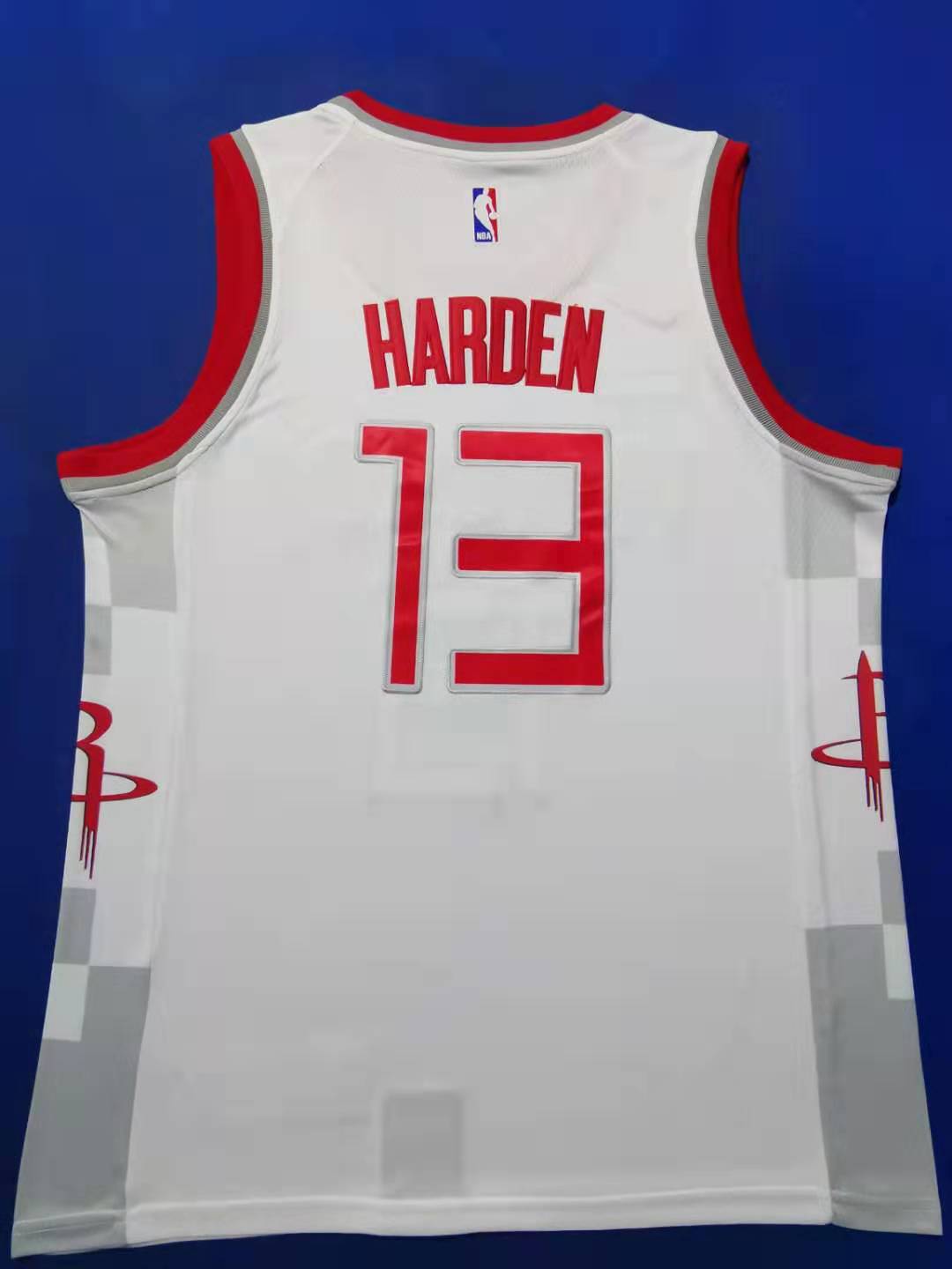 Men's Houston Rockets James Harden #13 NBA White City Edition Swingman Jersey