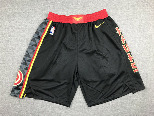 Men's Atlanta Hawks Black Basketball Retro Shorts