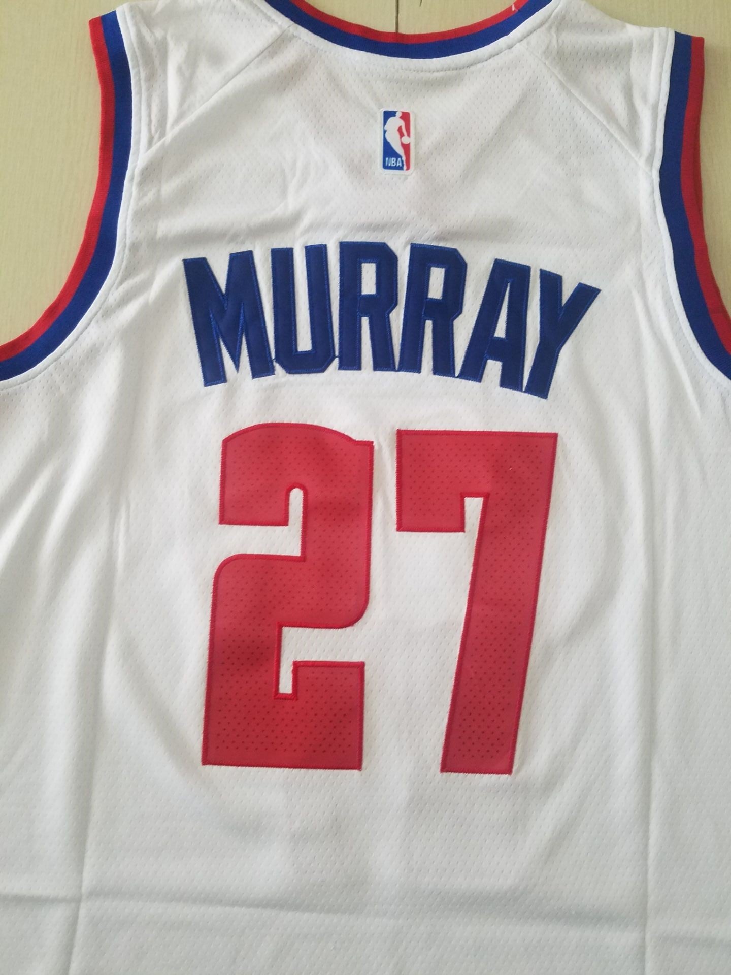 Men's Denver Nuggets Jamal Murray #27 White 2020/21 Swingman Player Jersey