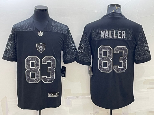 Men's Las Vegas Raiders Darren Waller #83 Black RFLCTV Limited Jersey