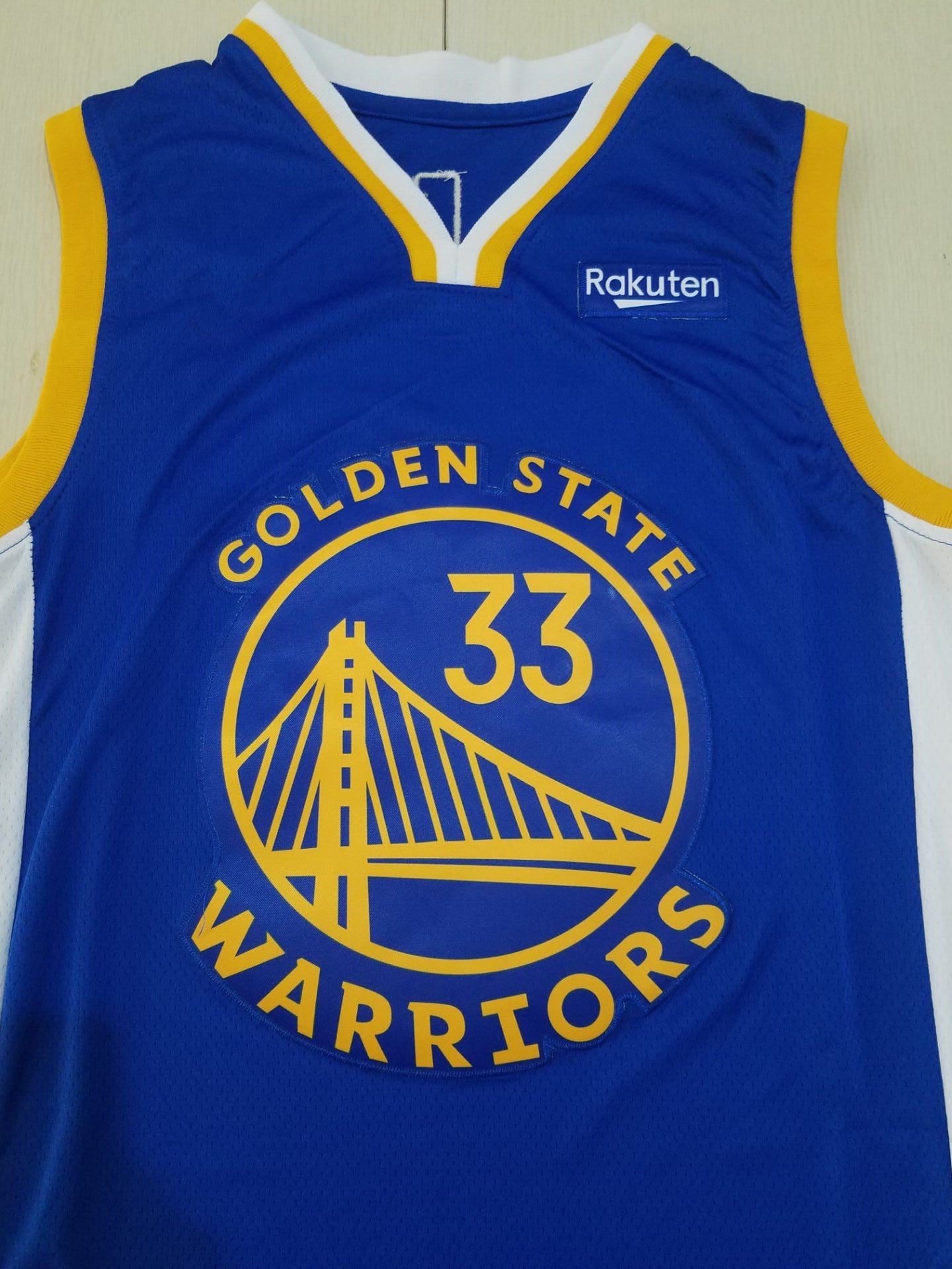 Men's Golden State Warriors James Wiseman 2021/22 Fast Break Replica Jersey