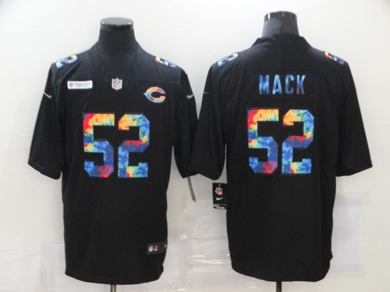 Men's Chicago Bears #52 Khalil Mack Black Game Jersey